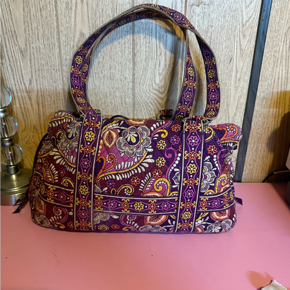 Vibrant Purple Paisley Women's Bag